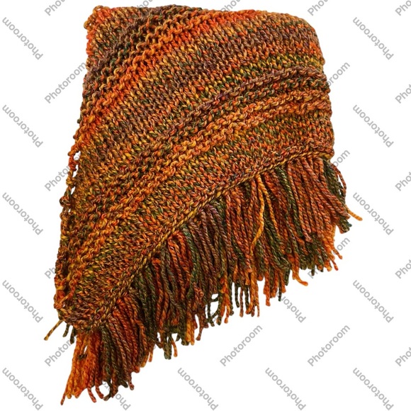 NWOT HAND KNIT SHAWL 100% Acrylic from Denmark Various Colors - Picture 5 of 8